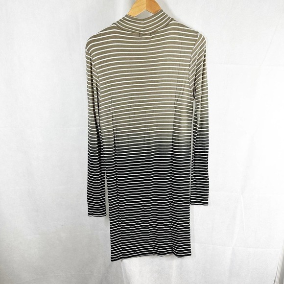 ATM Anthony Thomas Melillo Dip Dye Stripe Midi Dress Size Large - Picture 3 of 12